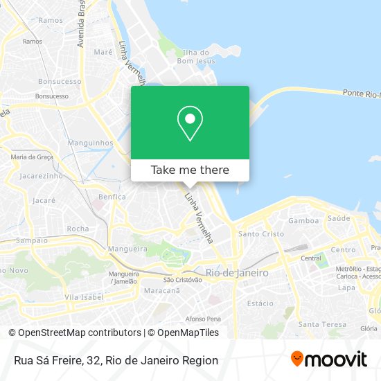 Mapa Rua Sá Freire, 32