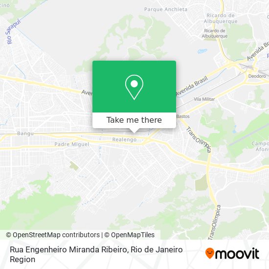 Mapa Rua Engenheiro Miranda Ribeiro