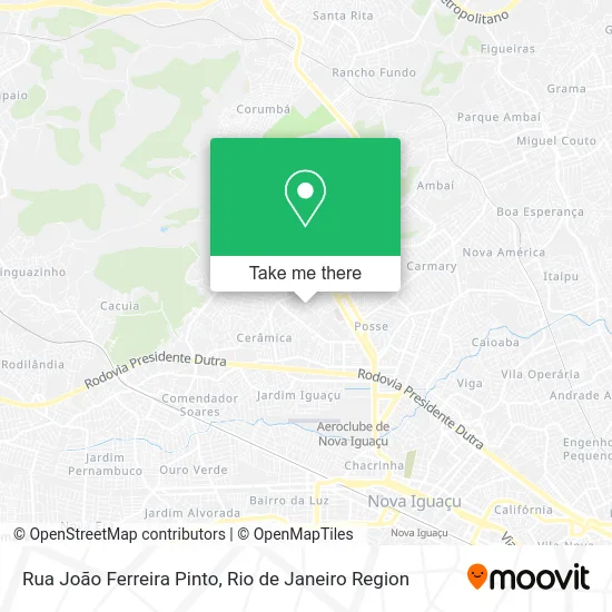 Rua João Ferreira Pinto map