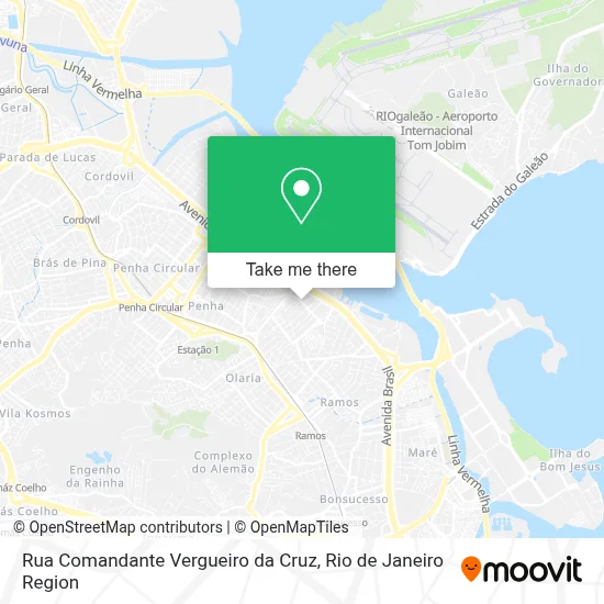 Rua Comandante Vergueiro da Cruz map