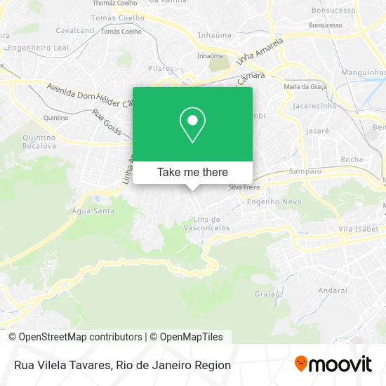 Rua Vilela Tavares map