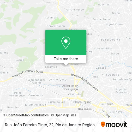 Rua João Ferreira Pinto, 22 map