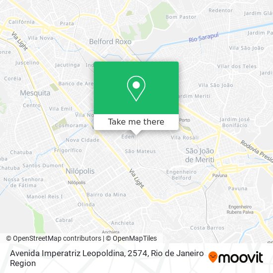 Avenida Imperatriz Leopoldina, 2574 map