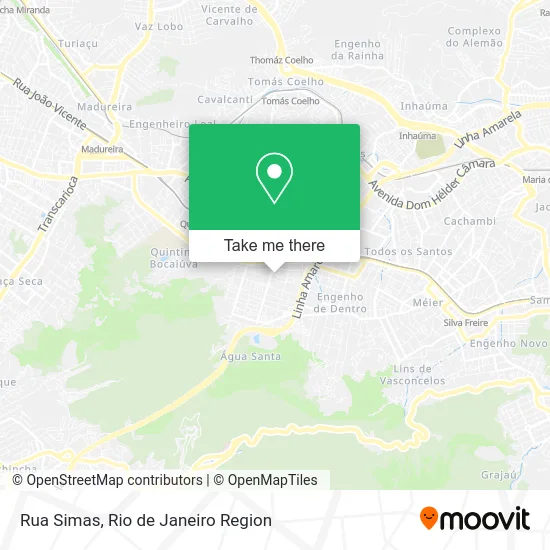 Rua Simas map