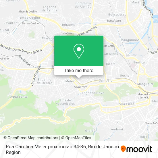 Rua Carolina Méier próximo ao 34-36 map