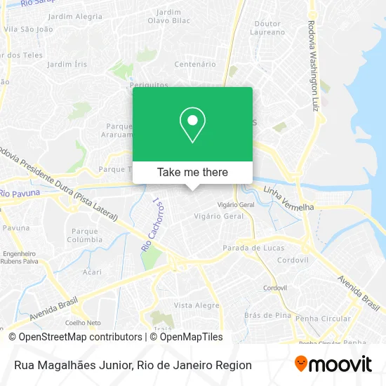 Rua Magalhães Junior map