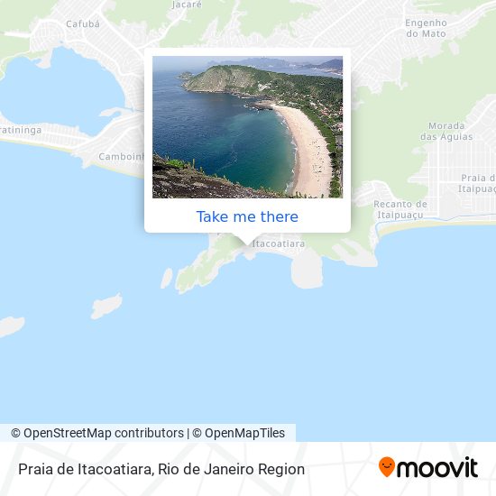 Mapa Praia de Itacoatiara