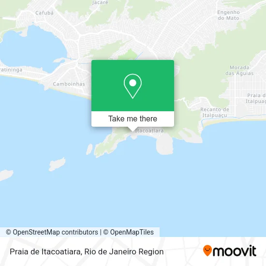 Praia de Itacoatiara map