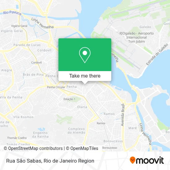 Rua São Sabas map