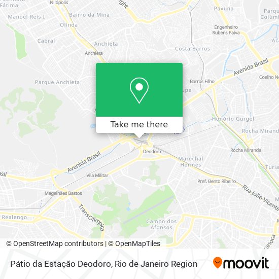 Pátio da Estação Deodoro map