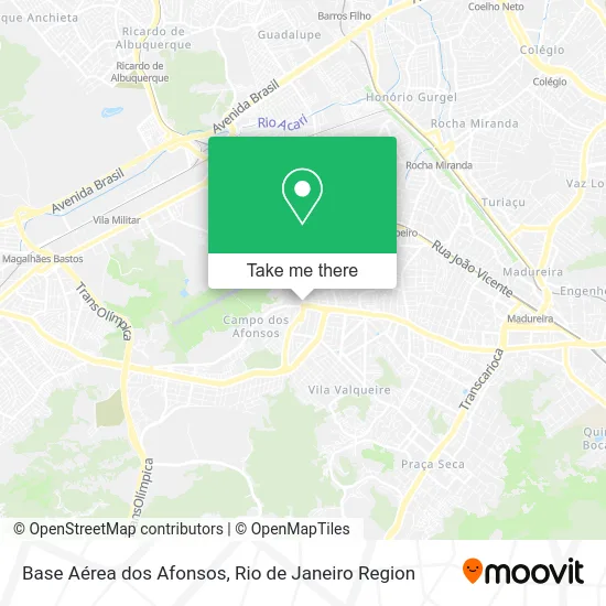 Base Aérea dos Afonsos map