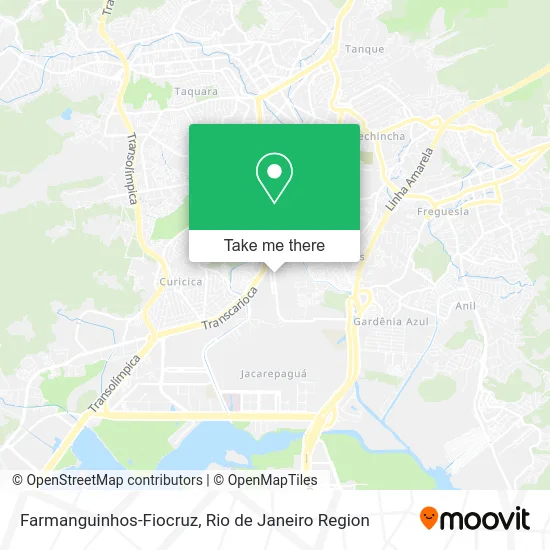 Farmanguinhos-Fiocruz map