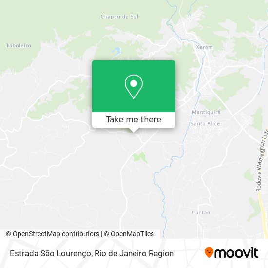 Estrada São Lourenço map
