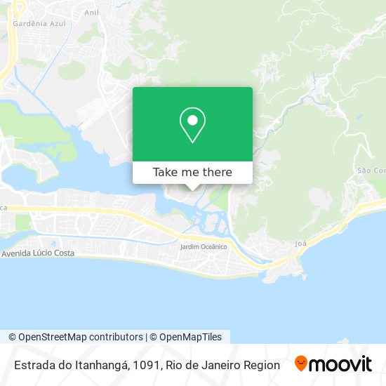 Estrada do Itanhangá, 1091 map