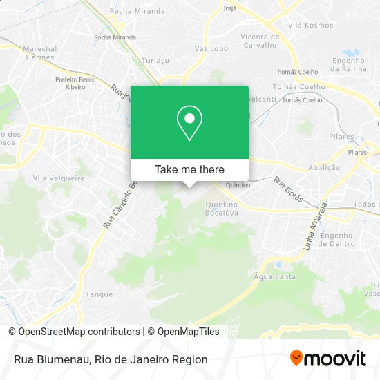 Rua Blumenau map