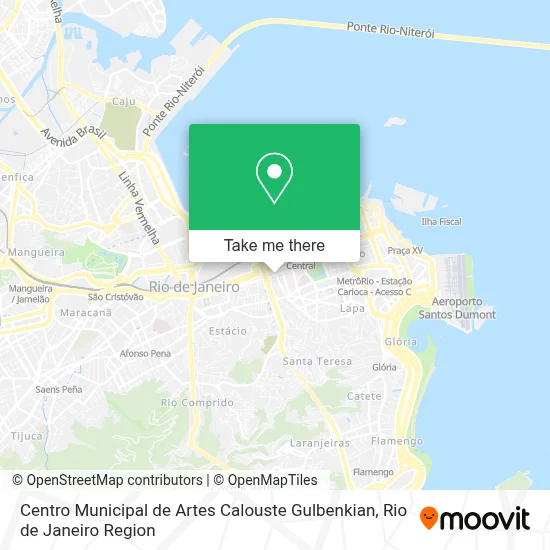 Centro Municipal de Artes Calouste Gulbenkian map