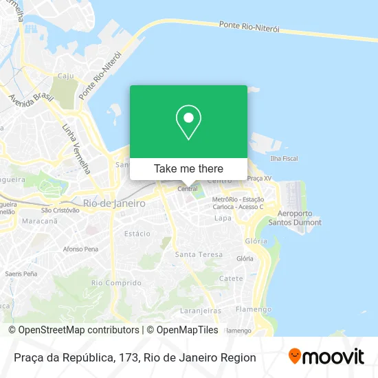 Praça da República, 173 map
