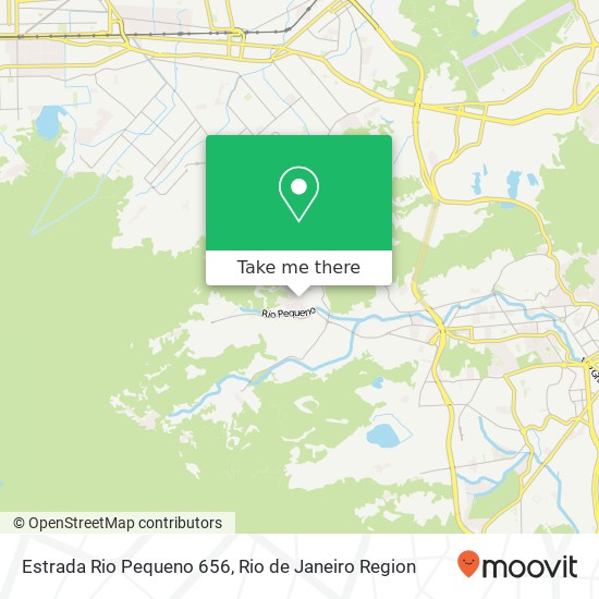 Mapa Estrada Rio Pequeno 656
