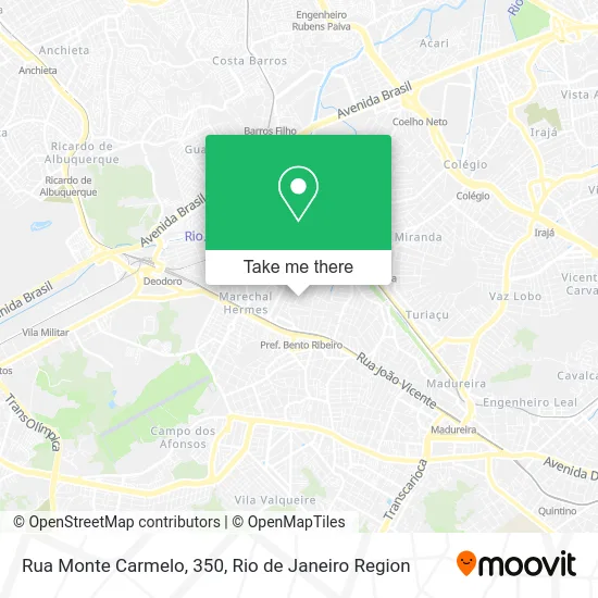 Rua Monte Carmelo, 350 map
