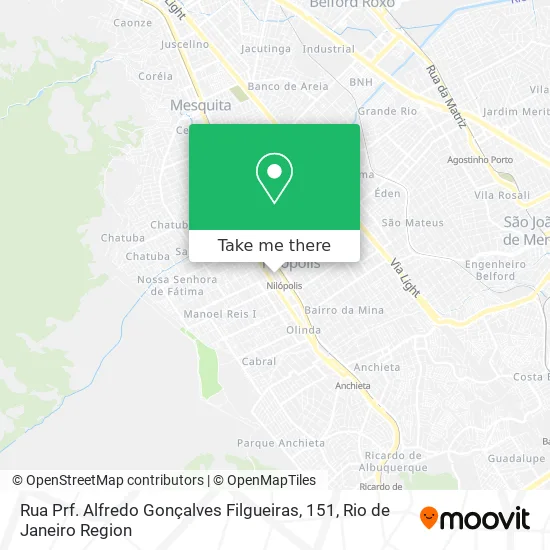 Rua Prf. Alfredo Gonçalves Filgueiras, 151 map