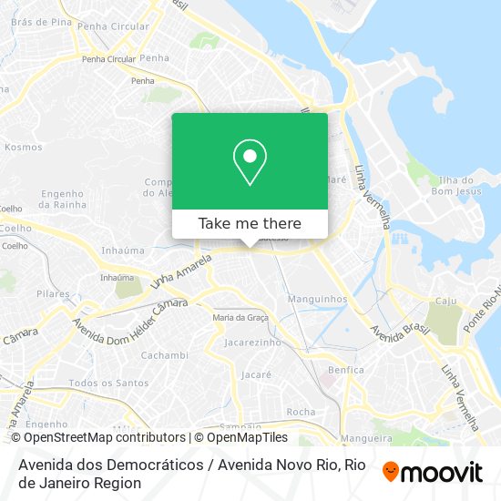 Avenida dos Democráticos / Avenida Novo Rio map
