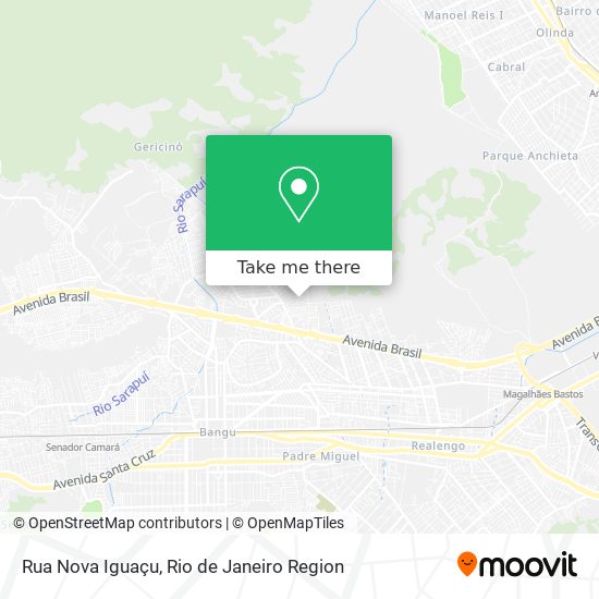 Rua Nova Iguaçu map