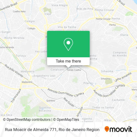 Rua Moacir de Almeida 771 map
