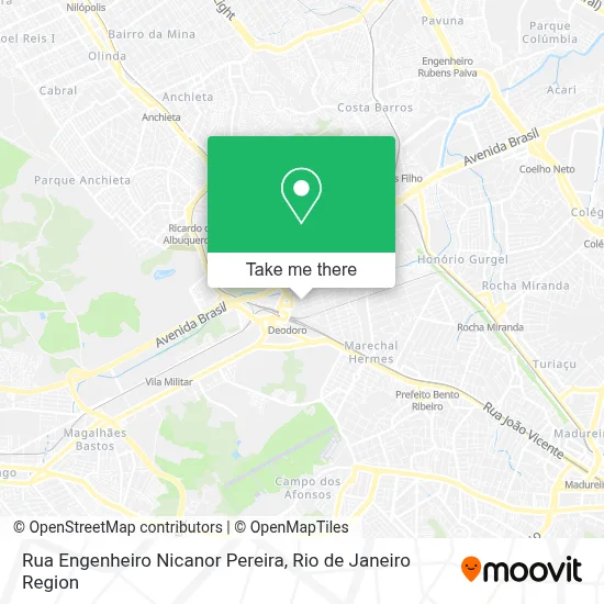 Rua Engenheiro Nicanor Pereira map