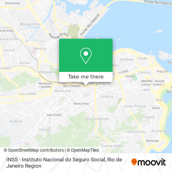 INSS - Instituto Nacional do Seguro Social map