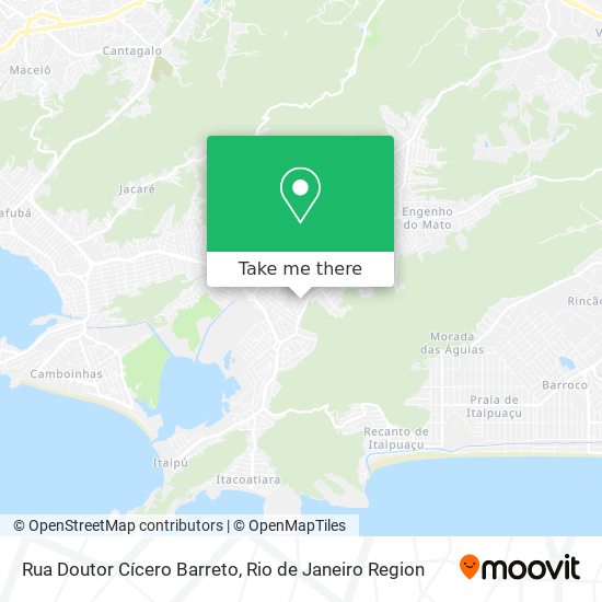 Mapa Rua Doutor Cícero Barreto