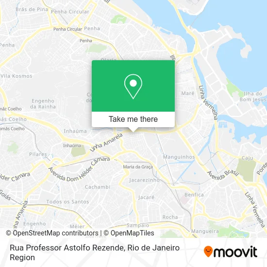 Rua Professor Astolfo Rezende map