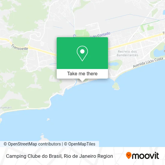 Camping Clube do Brasil map