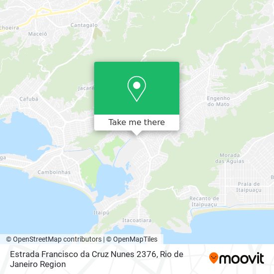 Mapa Estrada Francisco da Cruz Nunes 2376