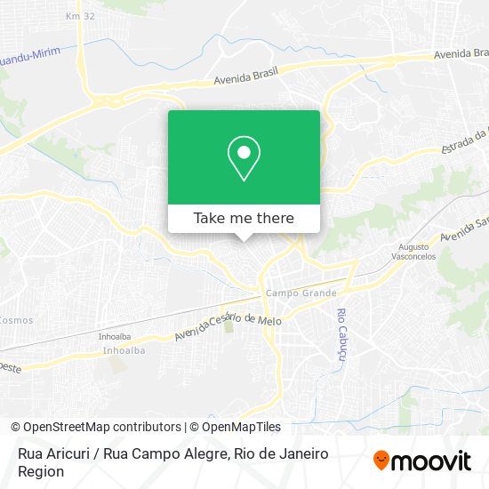 Rua Aricuri / Rua Campo Alegre map