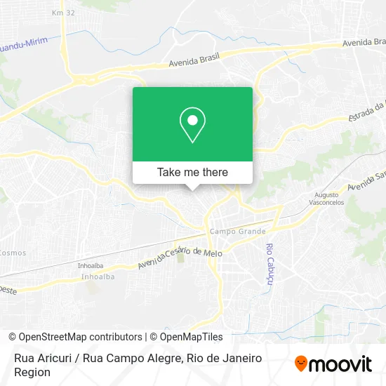 Rua Aricuri / Rua Campo Alegre map