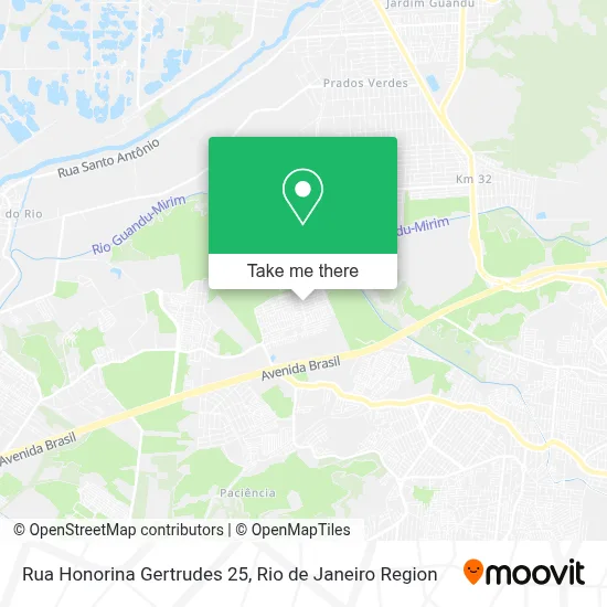 Rua Honorina Gertrudes 25 map