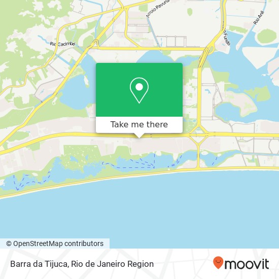 Barra da Tijuca map