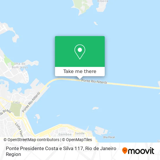Ponte Presidente Costa e Silva 117 map