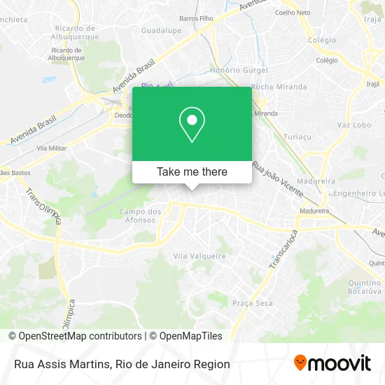 Rua Assis Martins map