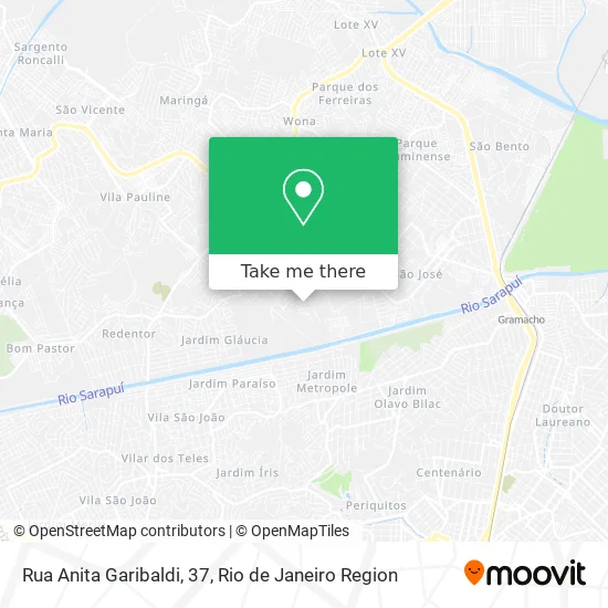 Rua Anita Garibaldi, 37 map