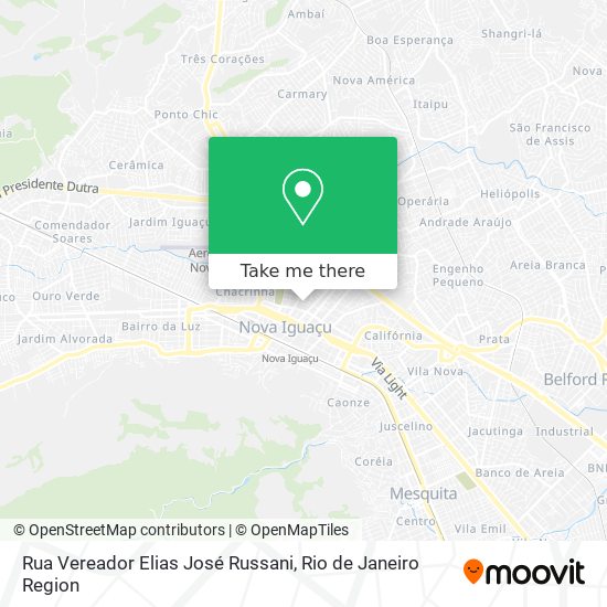 Rua Vereador Elias José Russani map