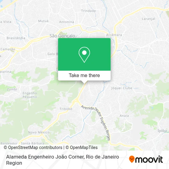 Alameda Engenheiro João Corner map