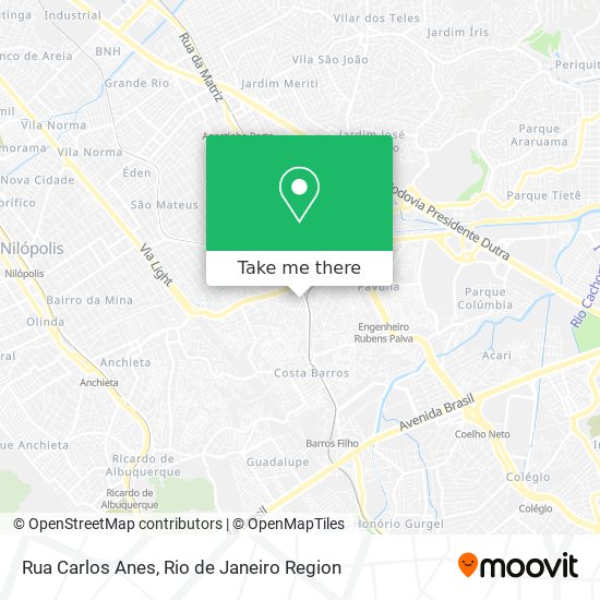 Rua Carlos Anes map