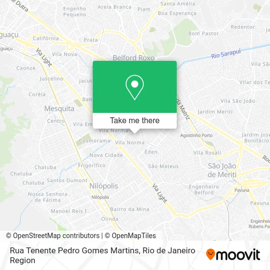 Rua Tenente Pedro Gomes Martins map