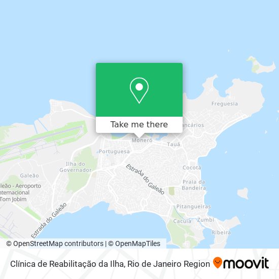 Clínica de Reabilitação da Ilha map