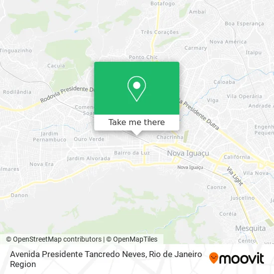 Avenida Presidente Tancredo Neves map