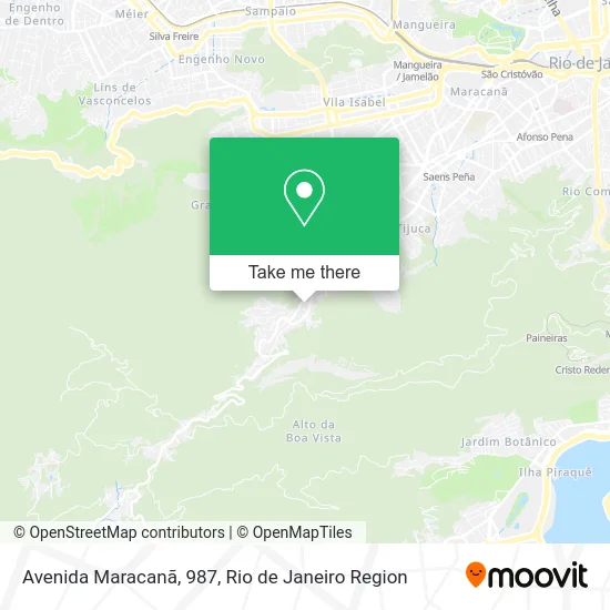 Avenida Maracanã, 987 map