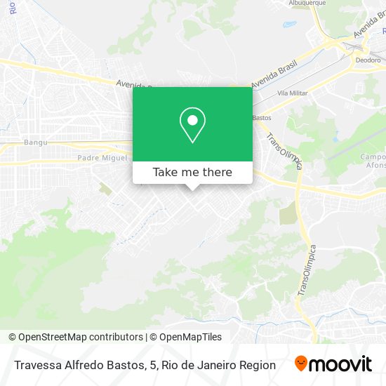 Mapa Travessa Alfredo Bastos, 5