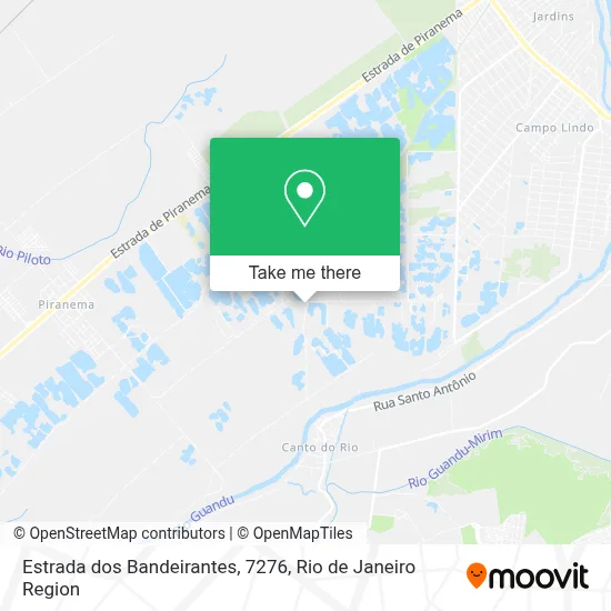 Estrada dos Bandeirantes, 7276 map