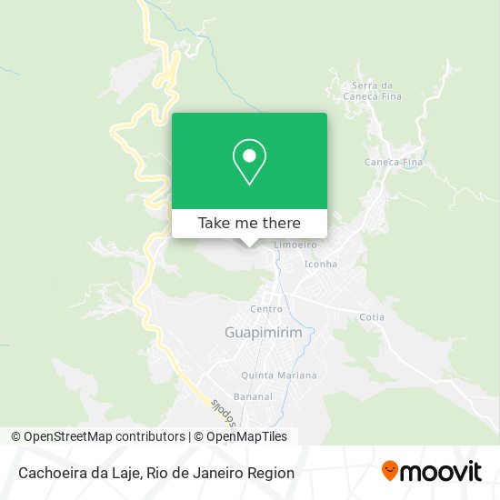 Cachoeira da Laje map